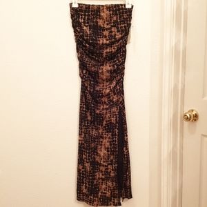 Snakeskin printed dress